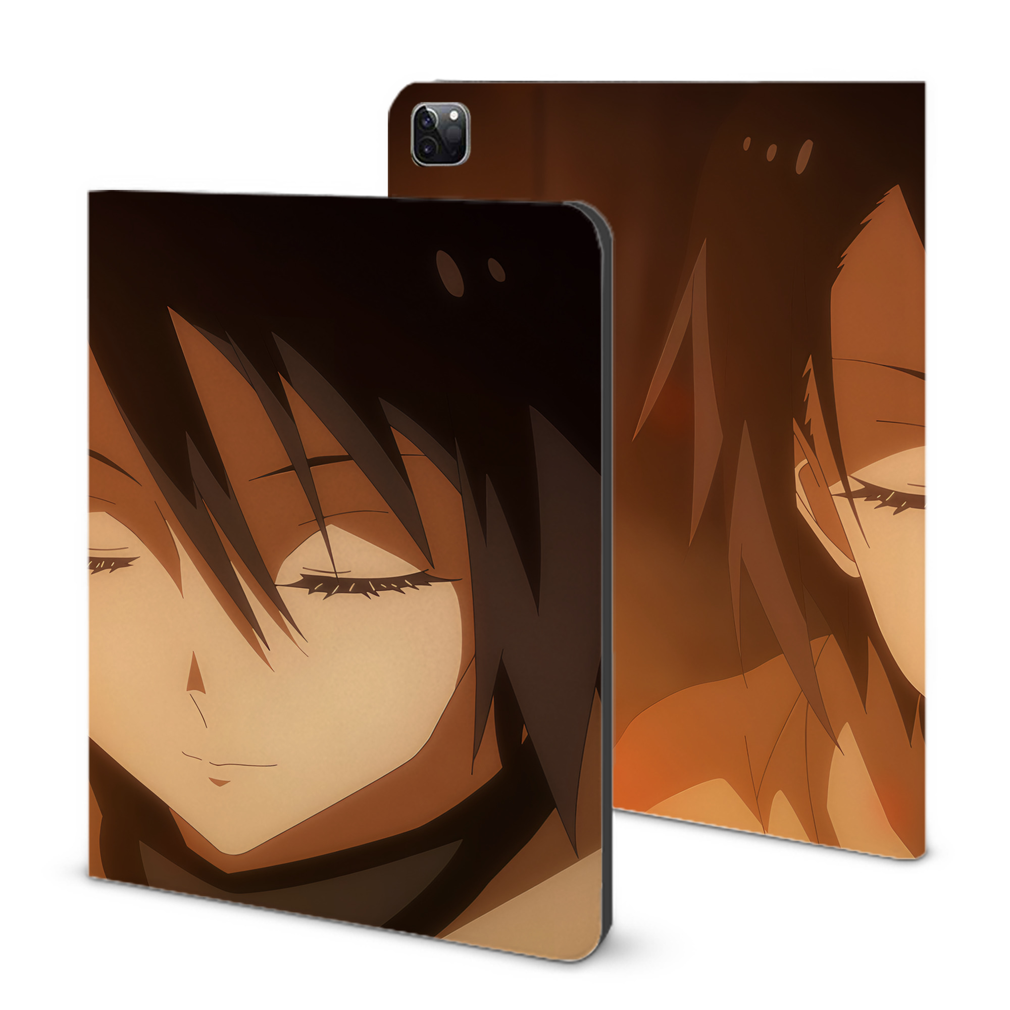 （画像用） 転スラ Regarding Reincarnated to Slime IPad ケース ブック型 PUレザー TPU 耐衝撃 軽量 薄型 ペン収納なし 全面保護 IPad 各モデル対応